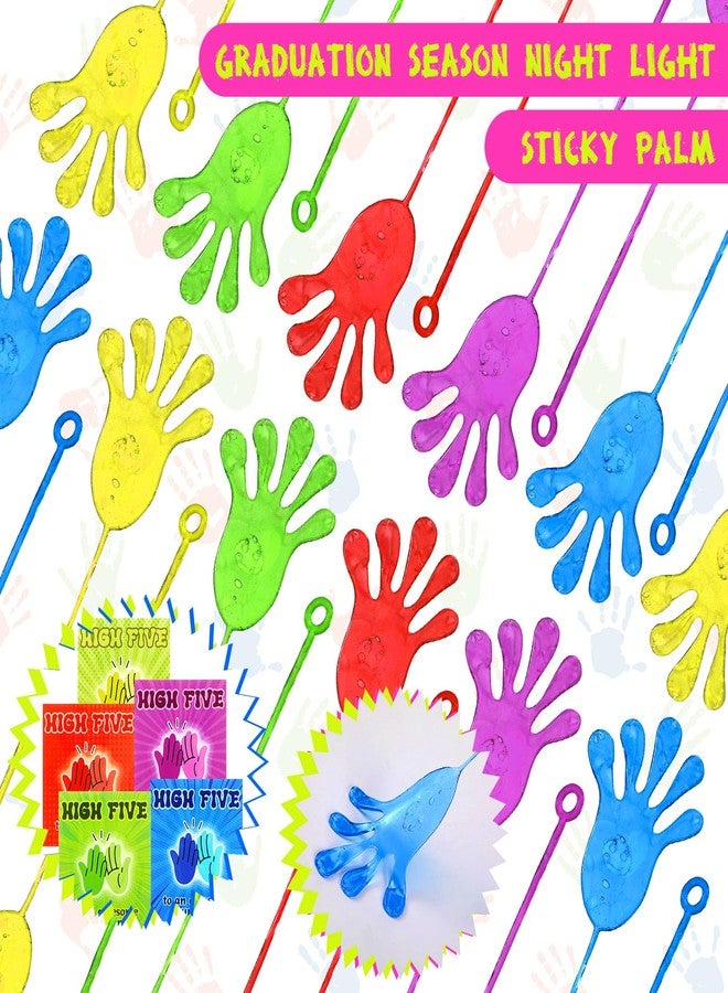 Realspring 50 Pcs Sticky Hands Stretchy Fingers Gifts from Teacher Summer Bulk Gifts Sticky Hands Party Favors Supplies(Glow) - Image 3